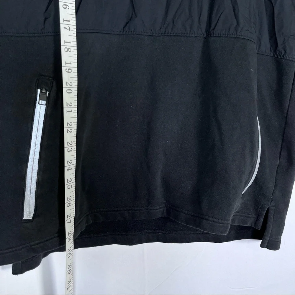 adidas Black Hooded Windbreaker Pullover